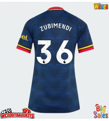 Arsenal Martin Zubimendi #36 Replica Away Stadium Shirt for Women 2026-27 Short Sleeve